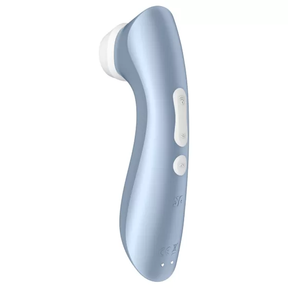 Satisfyer Pro 2+ léghullámos csiklóizgató (kék)