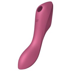   Satisfyer Curvy Trinity 3 - léghullámos 2in1 vibrátor (piros)