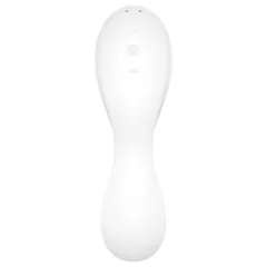 Satisfyer Curvy Trinity 5+ - okos 2in1 vibrátor (fehér)