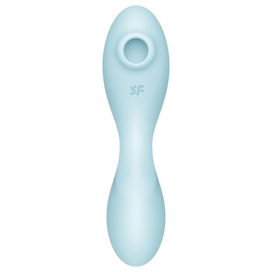 Satisfyer Curvy Trinity 5+ - okos 2in1 vibrátor (kék)