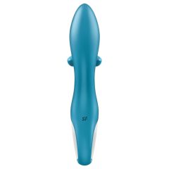   Satisfyer Embrace Me - akkus, csiklókaros vibrátor (türkiz)