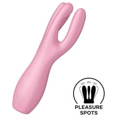 Satisfyer Threesome 3 - akkus csikló vibrátor (pink)