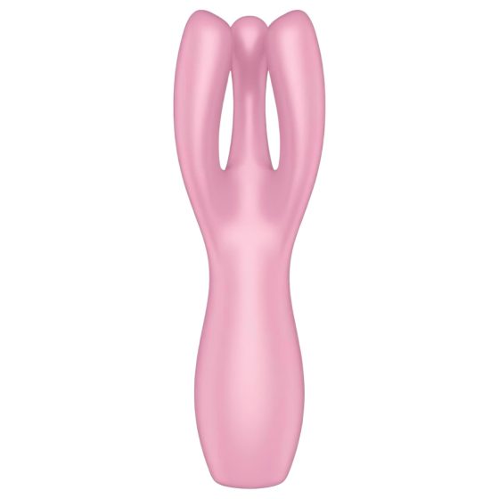 Satisfyer Threesome 3 - akkus csikló vibrátor (pink)