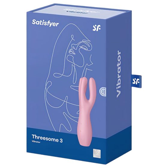 Satisfyer Threesome 3 - akkus csikló vibrátor (pink)