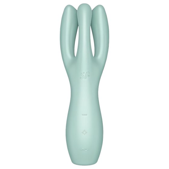 Satisfyer Threesome 3 - akkus csikló vibrátor (menta)