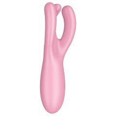 Satisfyer Threesome 4 - okos csikló vibrátor (pink)