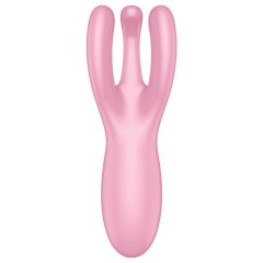 Satisfyer Threesome 4 - okos csikló vibrátor (pink)