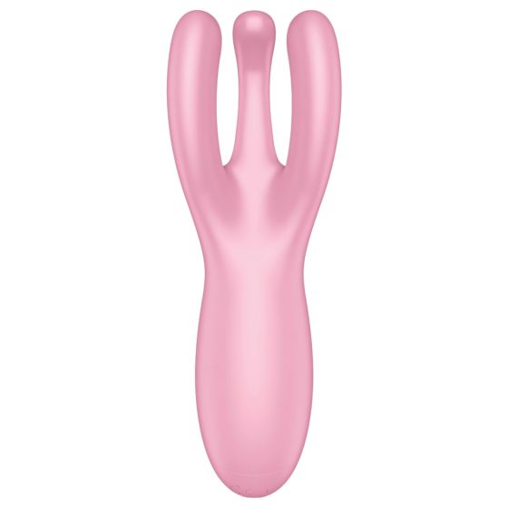 Satisfyer Threesome 4 - okos csikló vibrátor (pink)