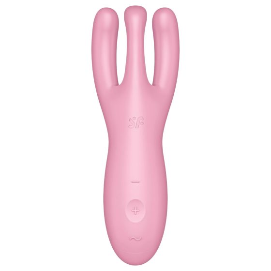 Satisfyer Threesome 4 - okos csikló vibrátor (pink)