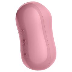   Satisfyer Cotton Candy - léghullámos csikló vibrátor (korall)