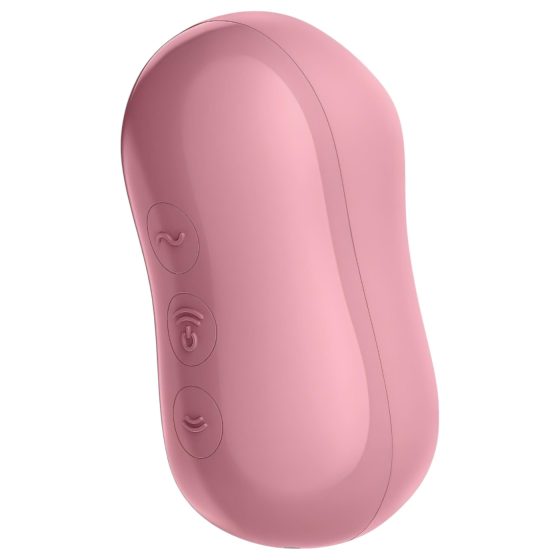 Satisfyer Cotton Candy - léghullámos csikló vibrátor (korall)
