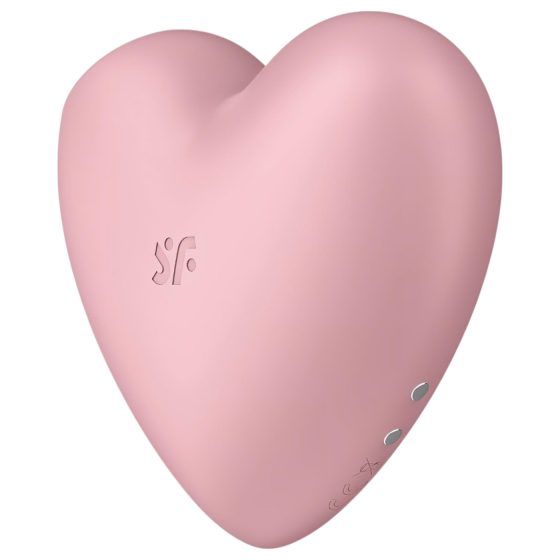 Satisfyer Cutie Heart - akkus léghullámos csikló vibrátor (pink)