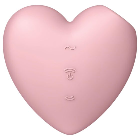 Satisfyer Cutie Heart - akkus léghullámos csikló vibrátor (pink)