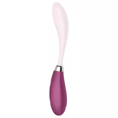   Satisfyer G-Spot Flex 3 - akkus G-pont vibrátor (pink-vörös)