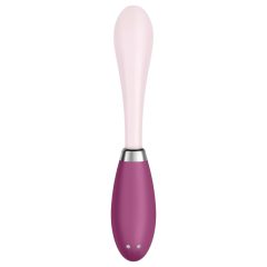   Satisfyer G-Spot Flex 3 - akkus G-pont vibrátor (pink-vörös)