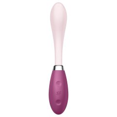   Satisfyer G-Spot Flex 3 - akkus G-pont vibrátor (pink-vörös)