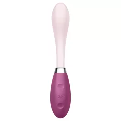   Satisfyer G-Spot Flex 3 - akkus G-pont vibrátor (pink-vörös)