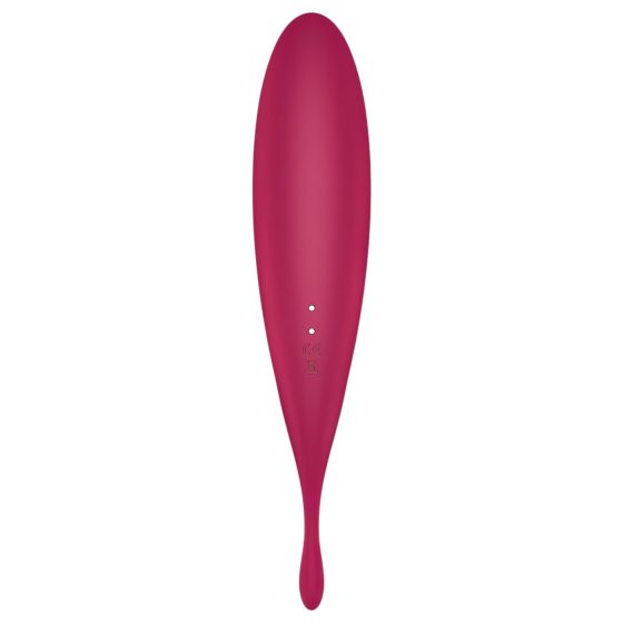 Satisfyer Twirling Pro - okos 2in1 csikló vibrátor (piros)