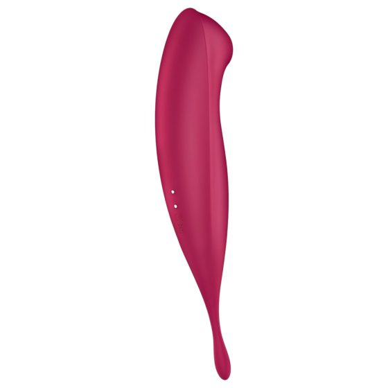 Satisfyer Twirling Pro - okos 2in1 csikló vibrátor (piros)