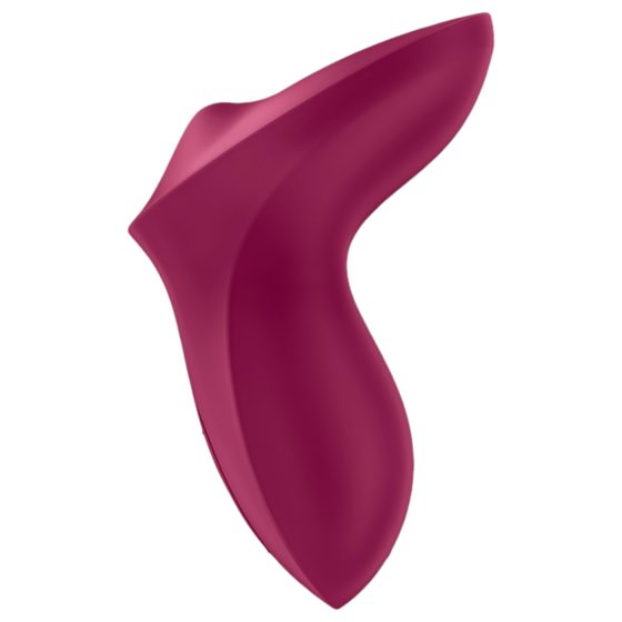 Satisfyer Exciterrr - forgó gyöngyös csikló vibrátor (piros)