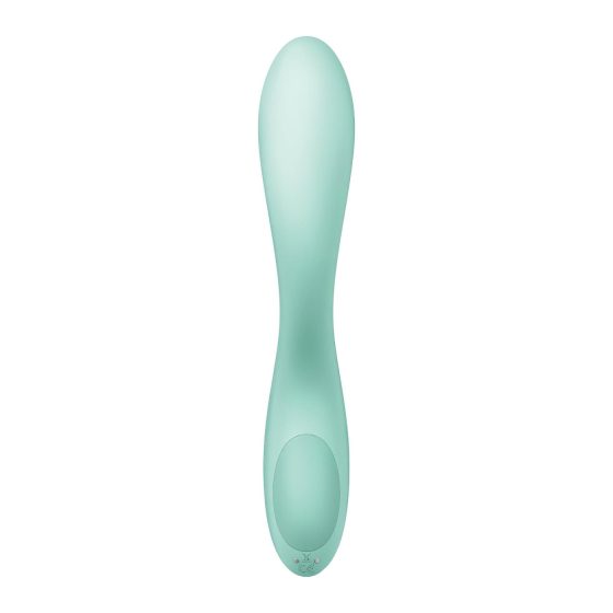 Satisfyer Rrrolling - mozgó golyós G-pont vibrátor (menta)