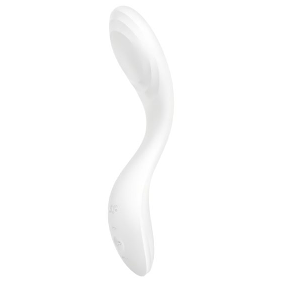 Satisfyer Rrrolling - mozgó golyós G-pont vibrátor (fehér)