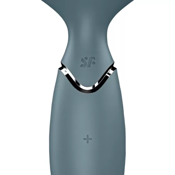 Satisfyer Mini Wand-er - akkus masszírozó vibrátor (szürke)