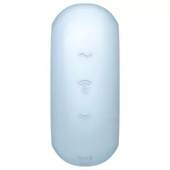   Satisfyer Pro To Go 3 - akkus, léghullámos csiklóizgató (kék)