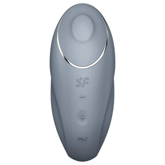 Satisfyer Tap & Climax 1 - 2in1 csikló vibrátor (szürke)