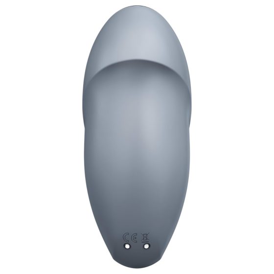 Satisfyer Tap & Climax 1 - 2in1 csikló vibrátor (szürke)
