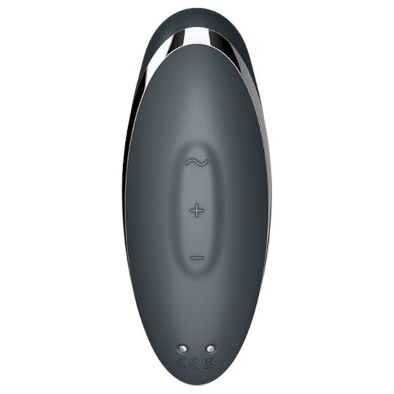 Satisfyer Tap & Climax 2 - 2in1 csikló vibrátor (szürke)