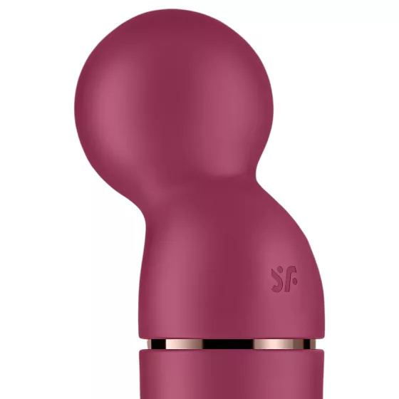 Satisfyer Planet Wand-er - masszírozó vibrátor (piros)