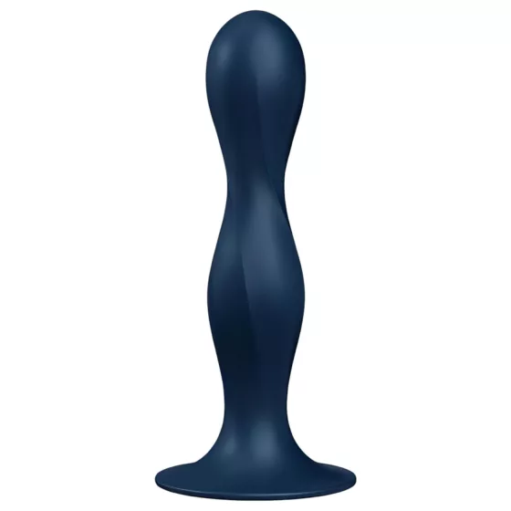 Satisfyer Double Ball-R - súlyozott dildó (kék)