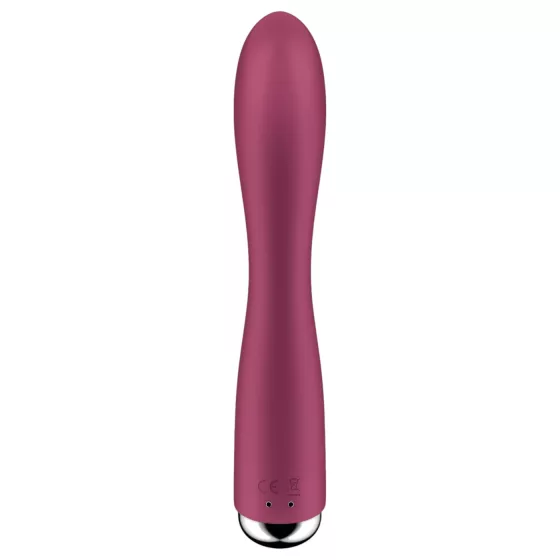 Satisfyer Spinning Rabbit 1 - forgó csiklókaros vibrátor (piros)