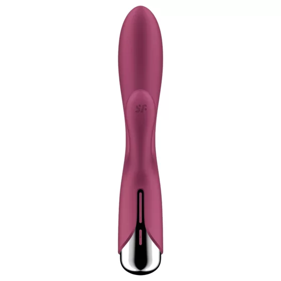 Satisfyer Spinning Rabbit 1 - forgó csiklókaros vibrátor (piros)