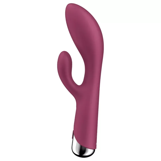 Satisfyer Spinning Rabbit 1 - forgó csiklókaros vibrátor (piros)