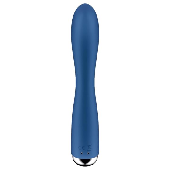 Satisfyer Spinning Rabbit 1 - forgó csiklókaros vibrátor (kék)