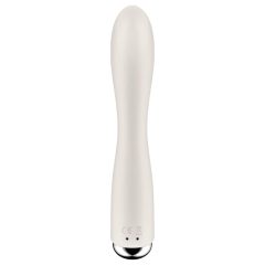   Satisfyer Spinning Rabbit 1 - forgó csiklókaros vibrátor (bézs)