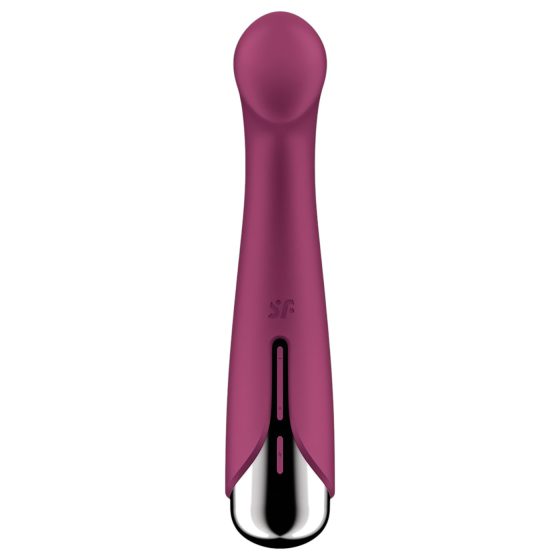 Satisfyer Spinning G-Spot 1 - forgó fejes G-pont vibrátor (piros)