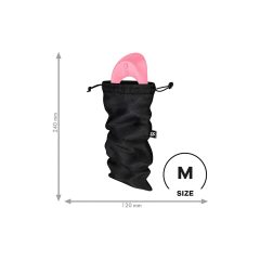 Satisfyer Treasure Bag - tároló táska - közepes (fekete)
