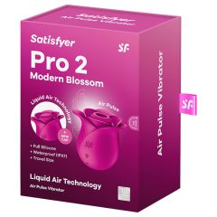   Satisfyer Pro 2 Modern Blossom - léghullámos csiklóizgató (pink)