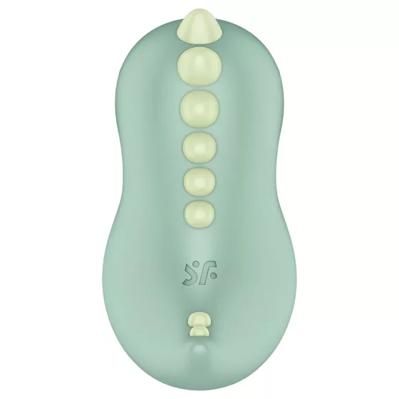 Satisfyer Din-OOOH - léghullámos csiklóizgató vibrátor (zöld)