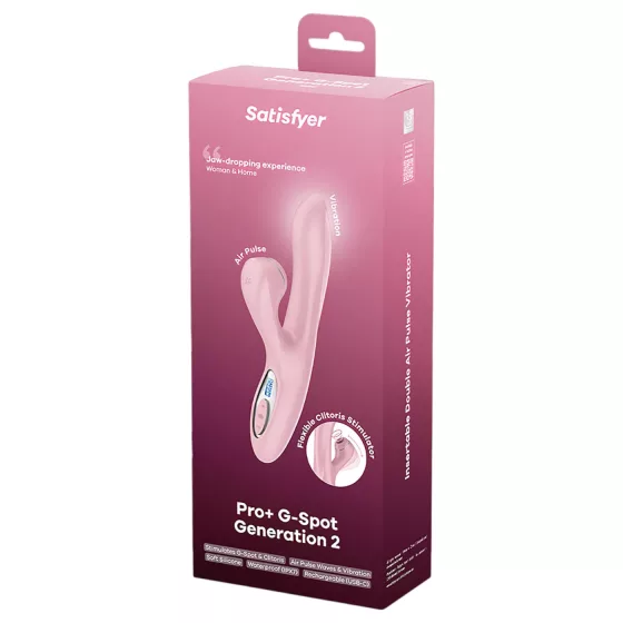 Satisfyer Pro+ G-Spot Gen. 2 - léghullámos G-pont vibrátor (rózsaszín)
