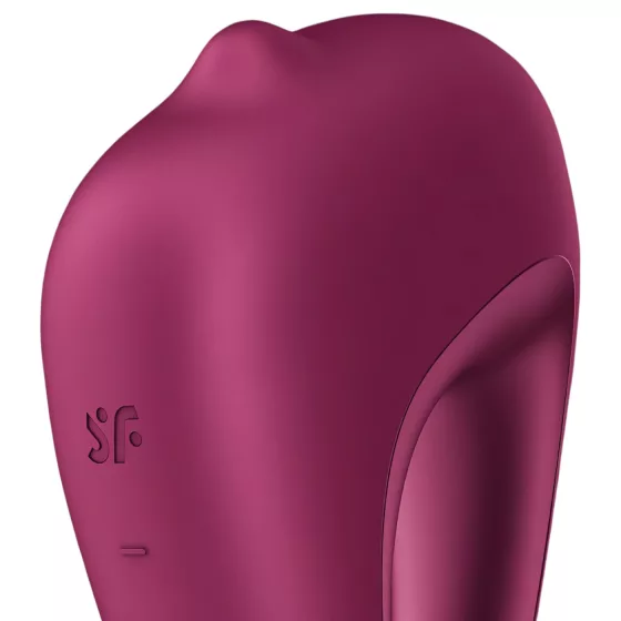Satisfyer Delighterrr - gördülőgolyós csiklóvibrátor, csiklóizgató (piros)