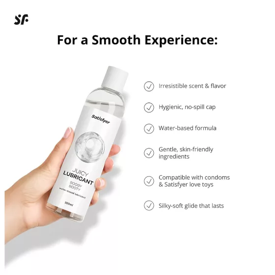 Satisfyer Juicy Boogy Booty - anál síkosító (300ml)