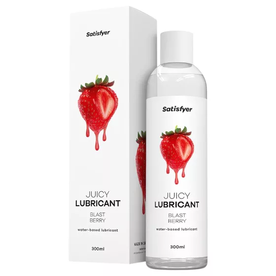 Satisfyer Juicy Blast Berry - ízesített síkosító (300ml)