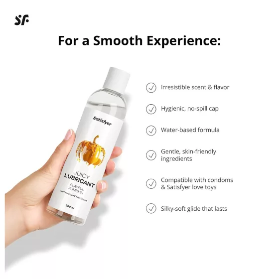 Satisfyer Juicy Playful Pumpkin - ízesített síkosító (300ml)