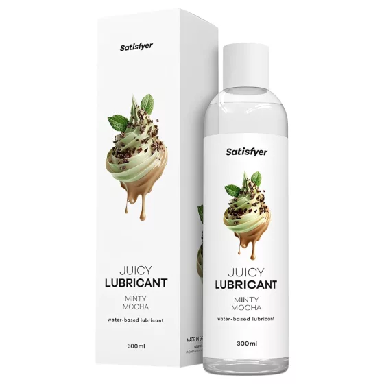 Satisfyer Juicy Minty Mocha - ízesített síkosító (300ml)