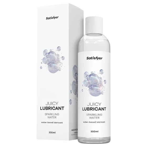 Satisfyer Juicy Sparkling Water - ízesített síkosító (300ml)
