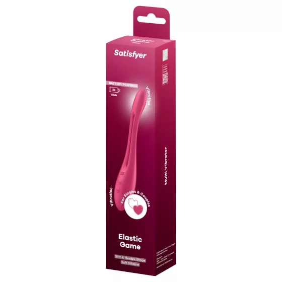 Satisfyer Elastic Game - flexibilis párvibrátor (pink)